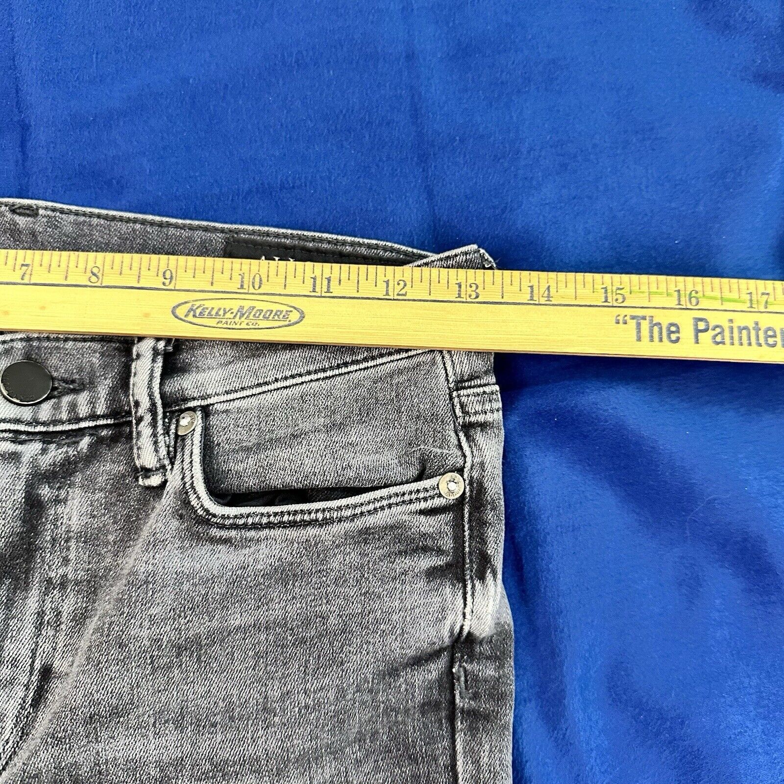 Allsaints ALLSAINTS Jeans W26 Gray EVE Mid-Rise Slim Fit Ankle Skinny Size 26" / US 2 / IT 38 - 3 Thumbnail