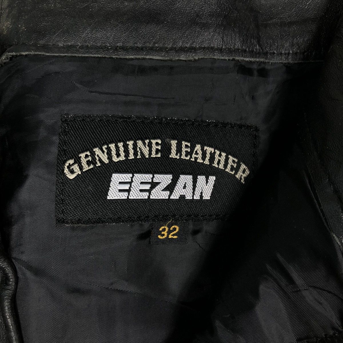 Genuine Leather 🔥Vintage Biker Genuine Leather Eezan Japan Inspire Schott Size US 32 / EU 48 - 14 Thumbnail