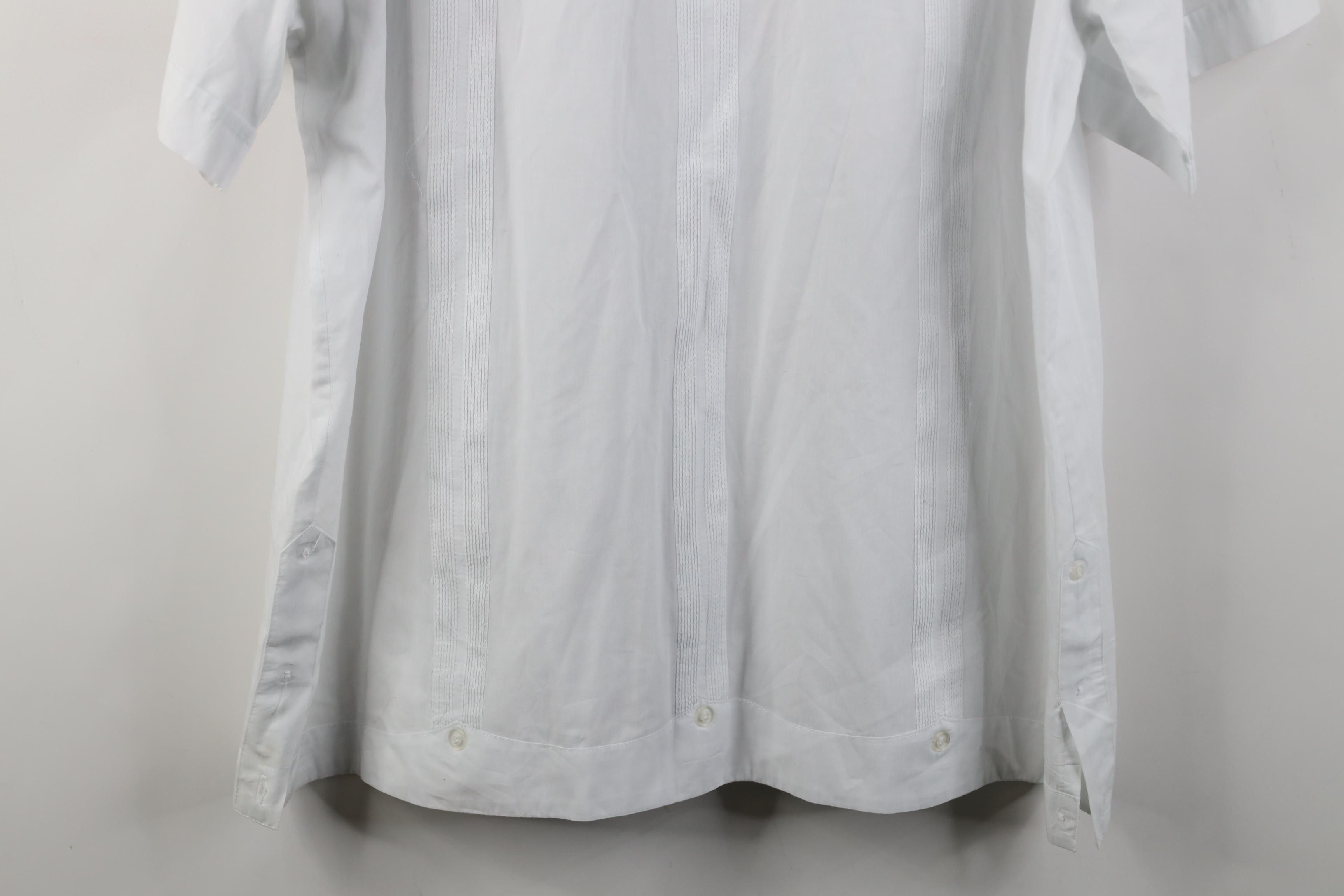 Vintage Vintage 70s Guayabera Beach Wedding Collared Button Shirt Size US XL / EU 56 / 4 - 17 Thumbnail