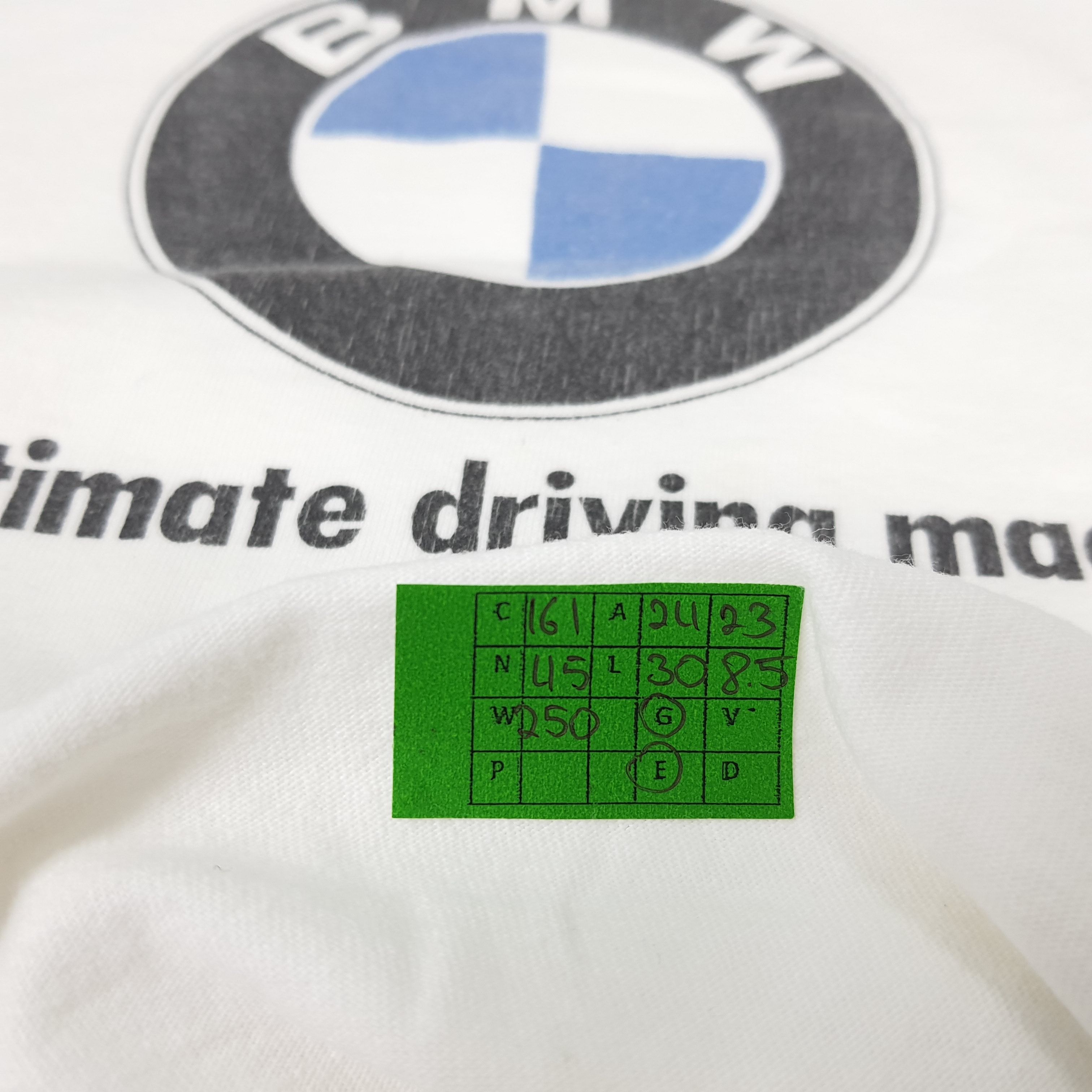 BMW Vintage BMW Motorsports The Ultimate Driving Machine T-shirt Size US XL / EU 56 / 4 - 7 Thumbnail