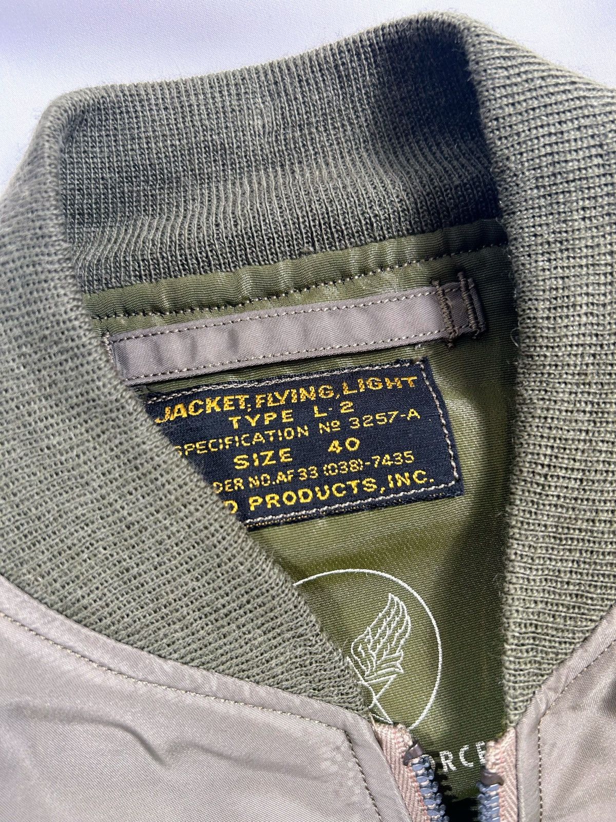 Buzz Rickson's Buzz Rickson Flying Light Jacket Type L2 Olive Size US L / EU 52-54 / 3 - 4 Thumbnail