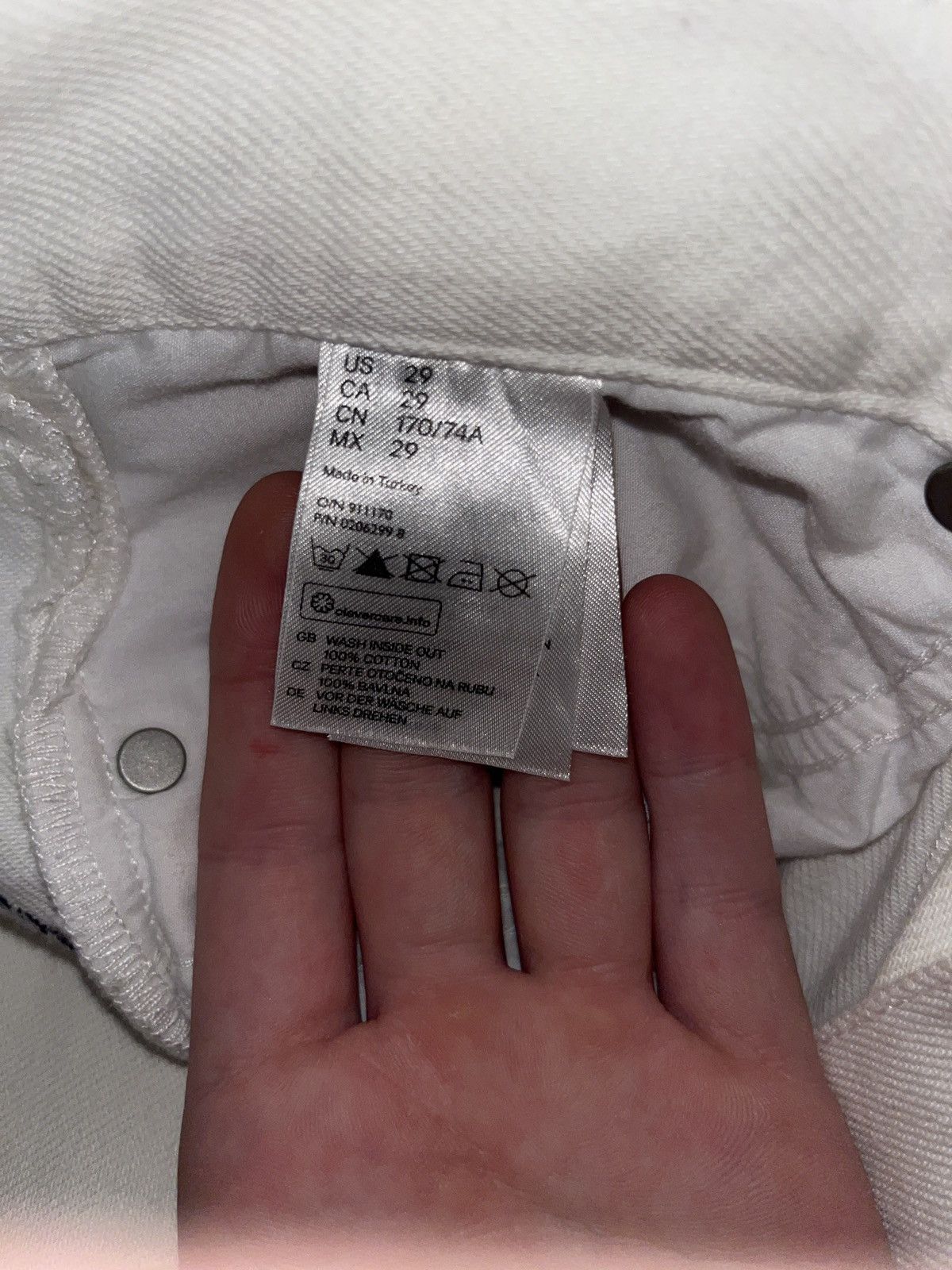 H&M × Isabel Marant H&M Isabel Marant Navajo Design White Pants Size US 29 - 5 Thumbnail