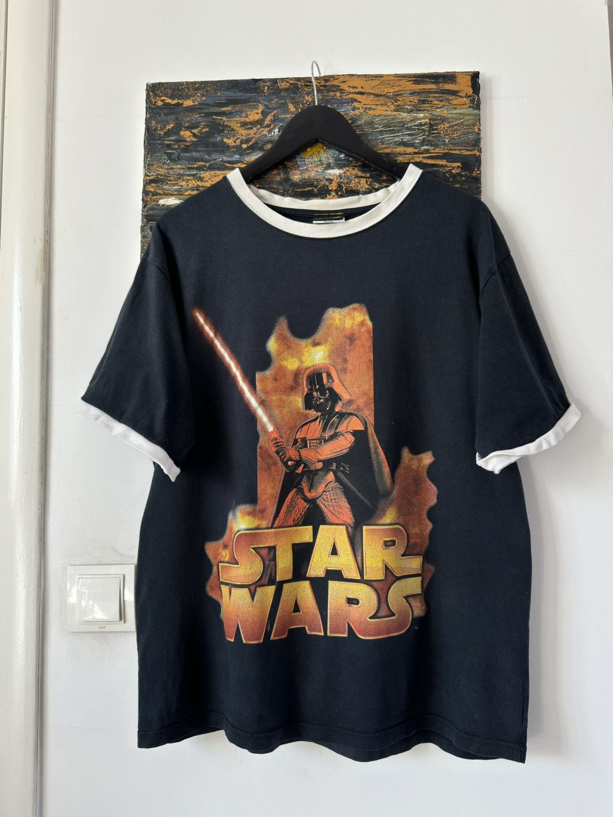 Star Wars × Vintage Vintage 90s Star Wars Darth Vader Anakin Skywalker Tee Size US XL / EU 56 / 4 - 1 Thumbnail