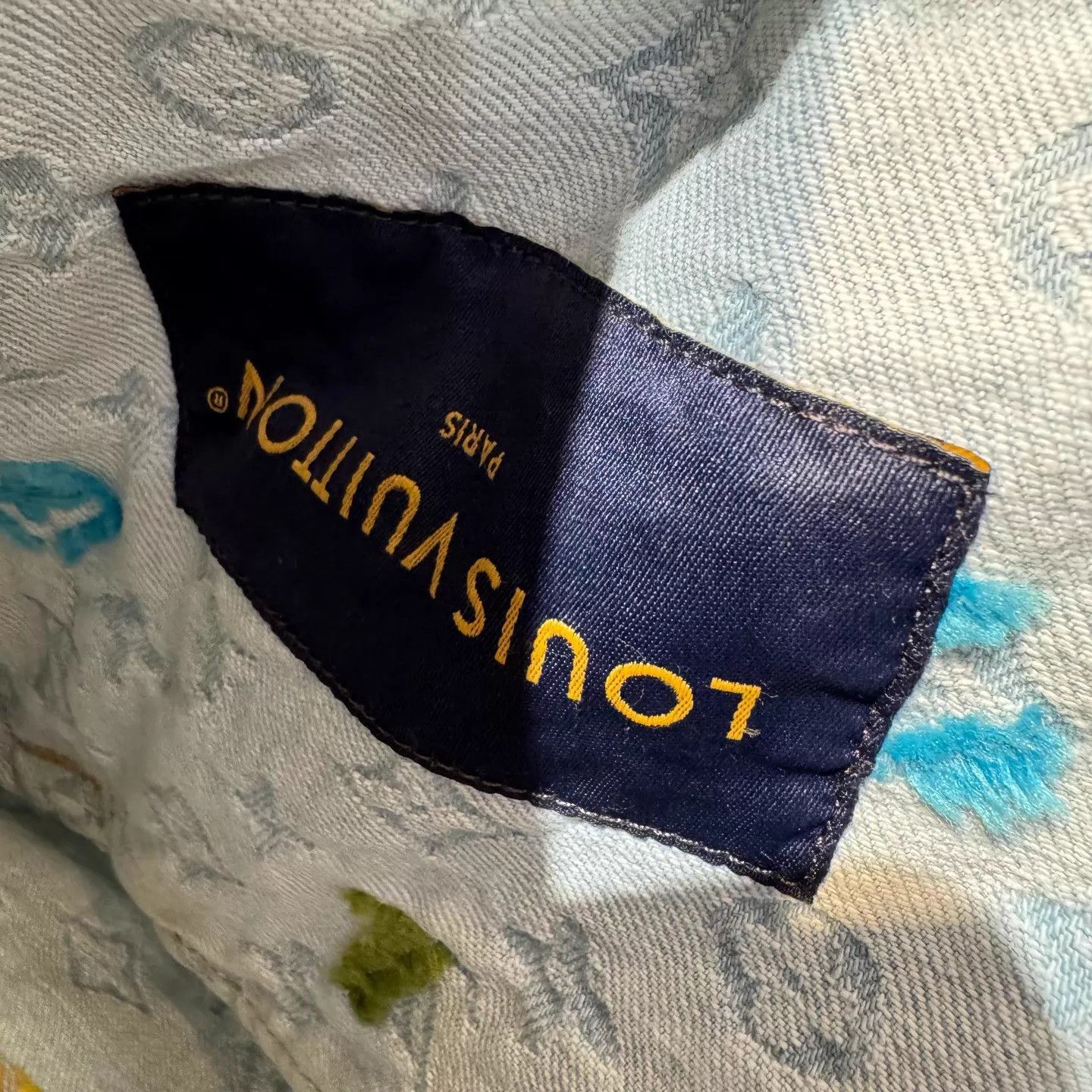 Louis Vuitton LV x Tyler Multicolor All-Over Print Denim Jacket 46 New Size US S / EU 44-46 / 1 - 4 Thumbnail