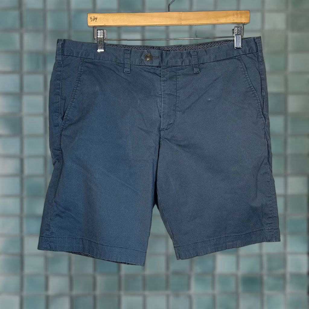 Ted Baker Ted Baker Men's Shorlid Slim Fit Geo Print Chino Shorts Blue 38R Multicolor Slim Chino Shorts Mens Size US 38 / EU 54 - 1 Thumbnail