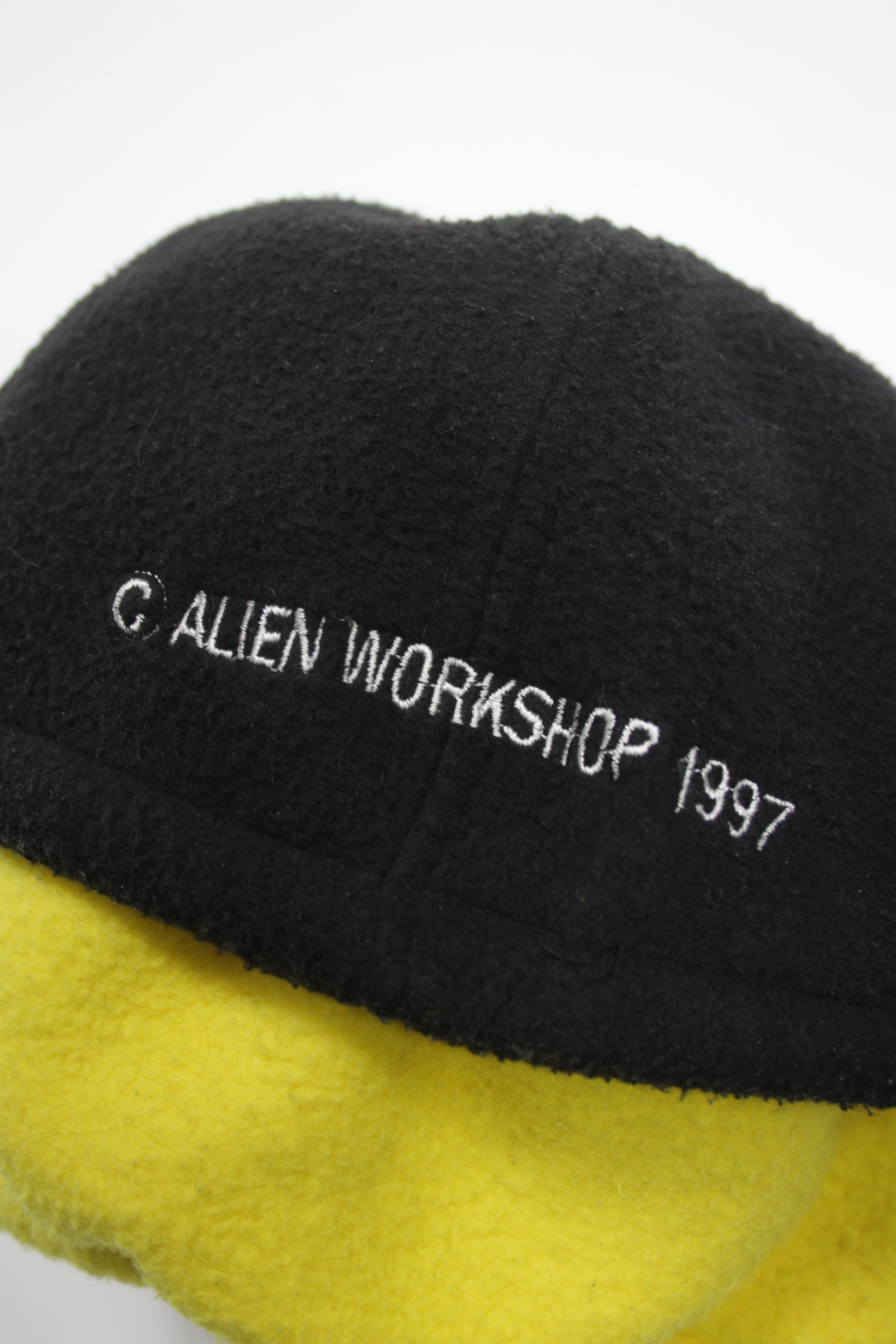 Alien Workshop Alien Workshop 1997 Vintage SOS Fleece Earflap Cap Hat Size ONE SIZE - 5 Thumbnail