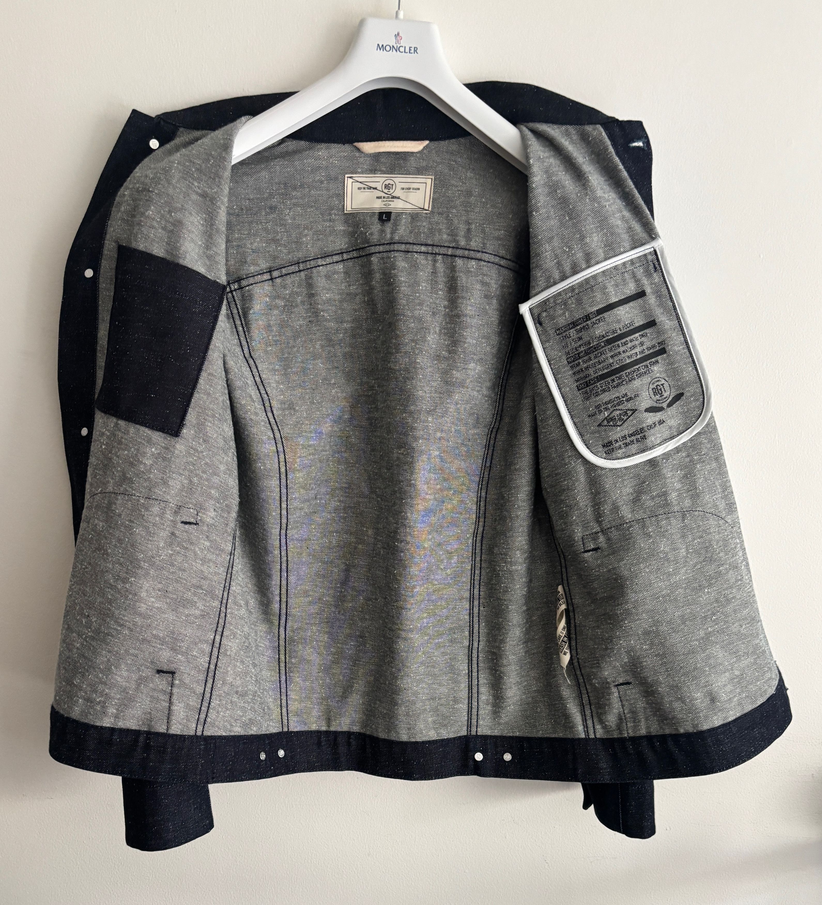 Rogue Territory $375 Neppy Indigo/ Navy Blue Supply Jacket - Medium-Large Size US M / EU 48-50 / 2 - 10 Thumbnail