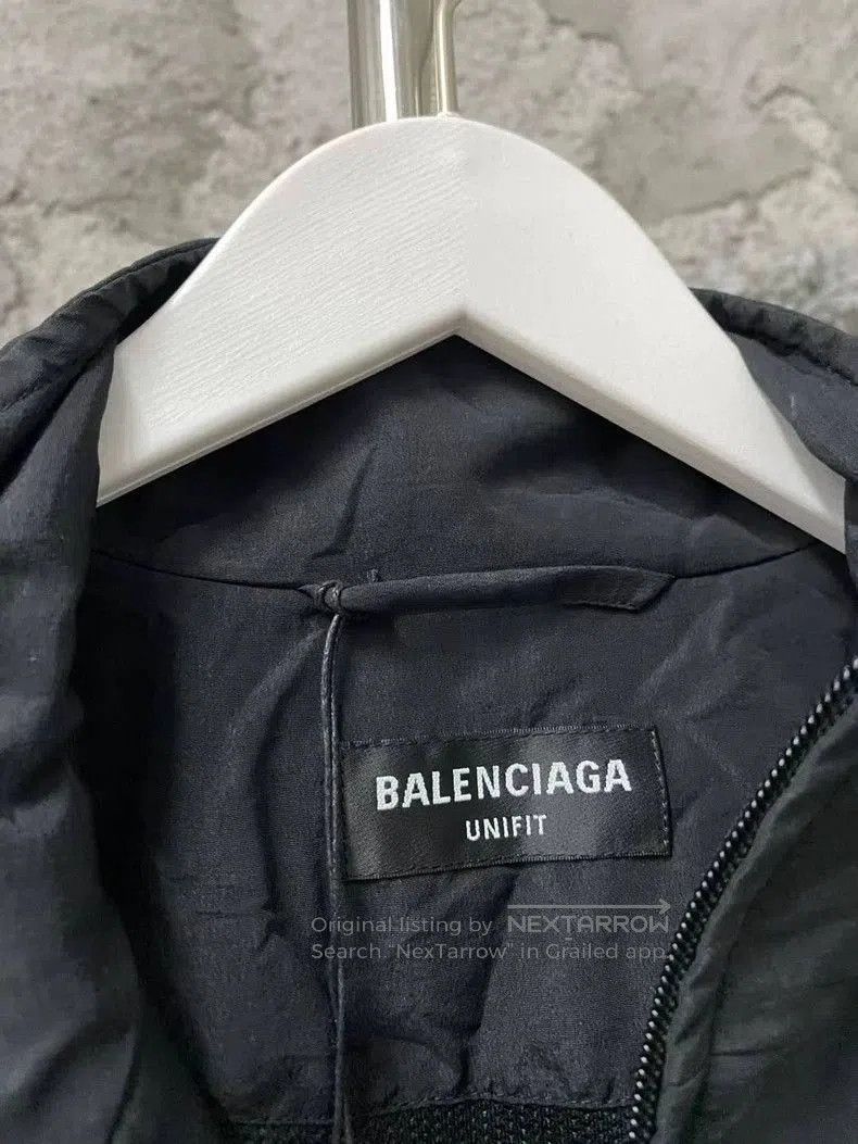 Balenciaga Balenciaga Black Embroidered Zip Jacket. Size US S / EU 44-46 / 1 - 6 Thumbnail