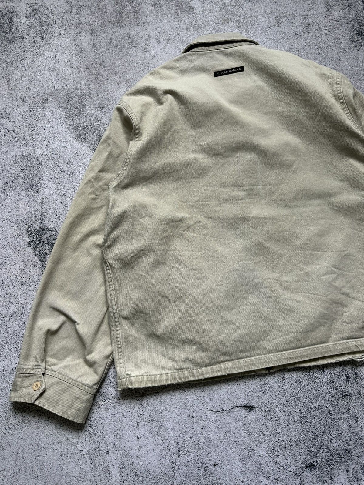 Polo Ralph Lauren Vintage Polo Ralph Lauren Jeans Beige Jacket Casual Size US L / EU 52-54 / 3 - 13 Thumbnail