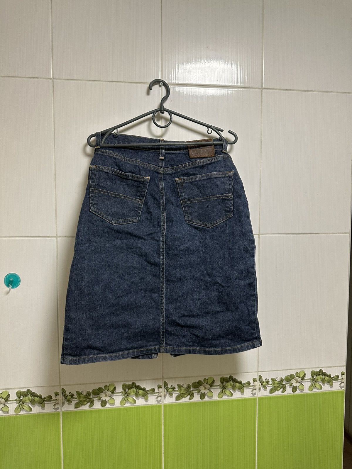 Denim & Co. × Polo Ralph Lauren Lauren Ralph Lauren low rider Skirt 6 Blue Pencil Straight Size 28" / US 6 / IT 42 - 5 Thumbnail