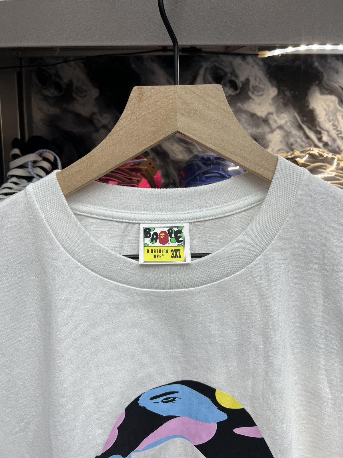 Bape Bape New Multi Camo Big Ape Head Tee Size US XXL / EU 58 / 5 - 4 Thumbnail