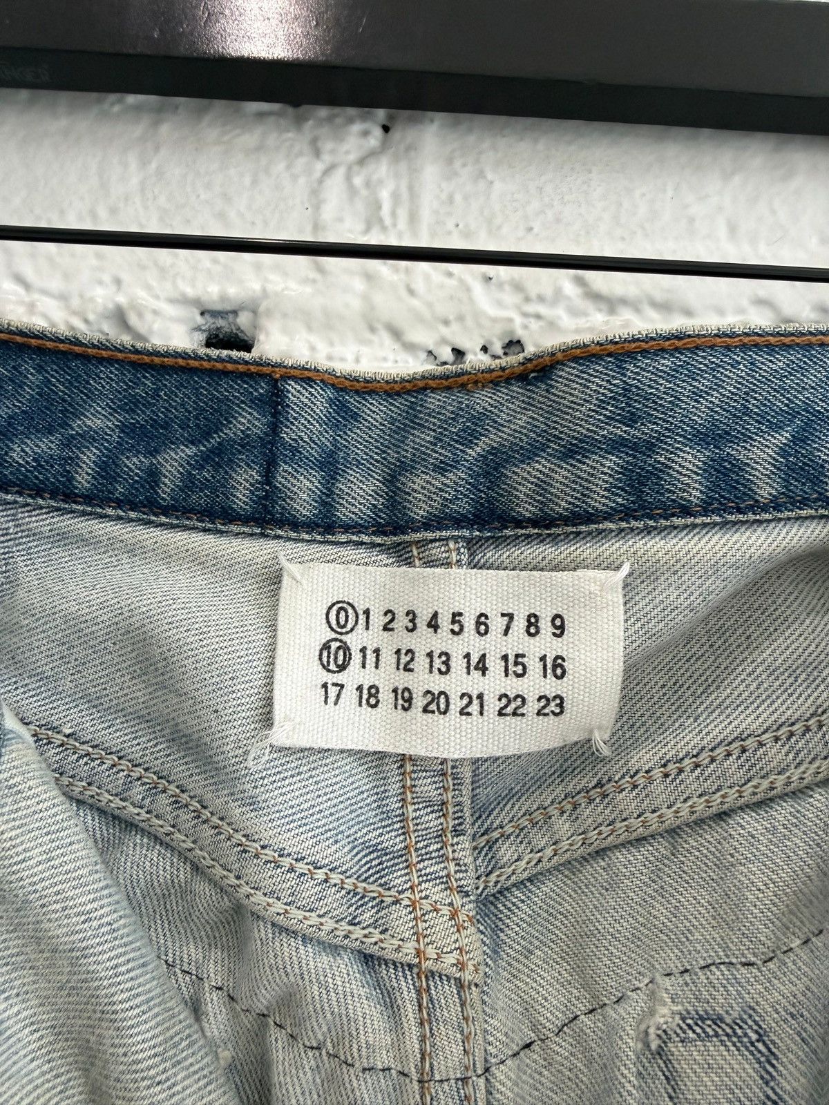 Maison Margiela AW04 MAISON MARTIN MARGIELA ARTISANAL LEATHER COVERED DENIM Size US 32 / EU 48 - 5 Thumbnail