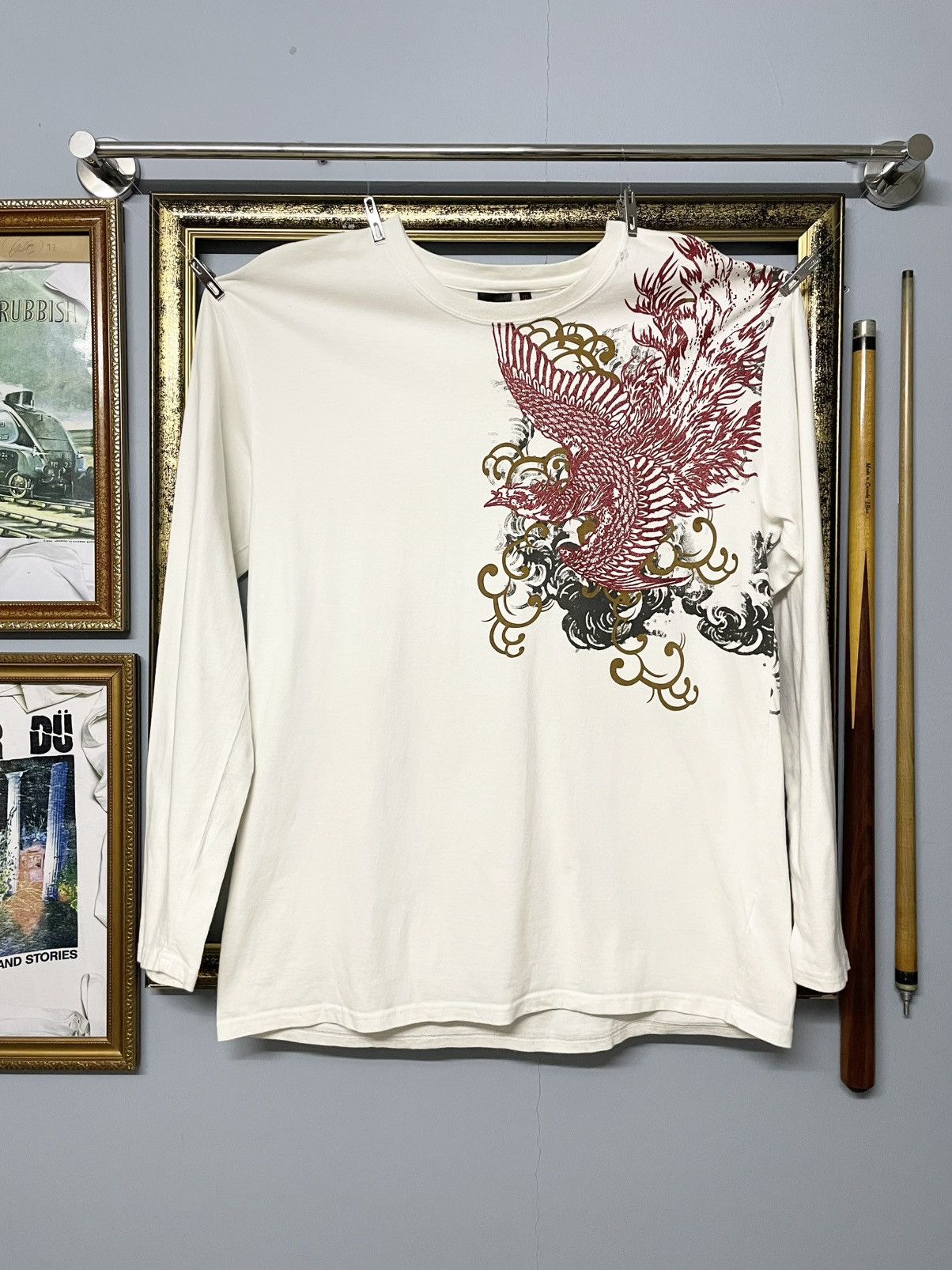 Japanese Brand Vintage 1990s Japan Bullet Noise Phoenix Japan Sukajan Size US M / EU 48-50 / 2 - 6 Thumbnail
