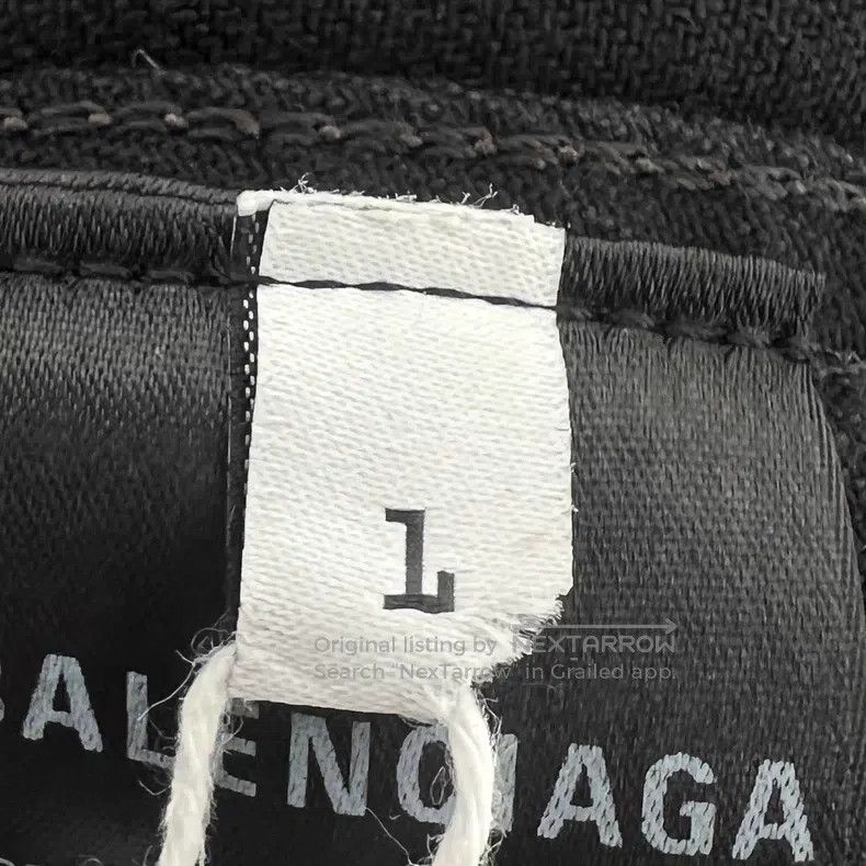 Balenciaga Balenciaga Denim Jacket - Black Size US S / EU 44-46 / 1 - 5 Thumbnail