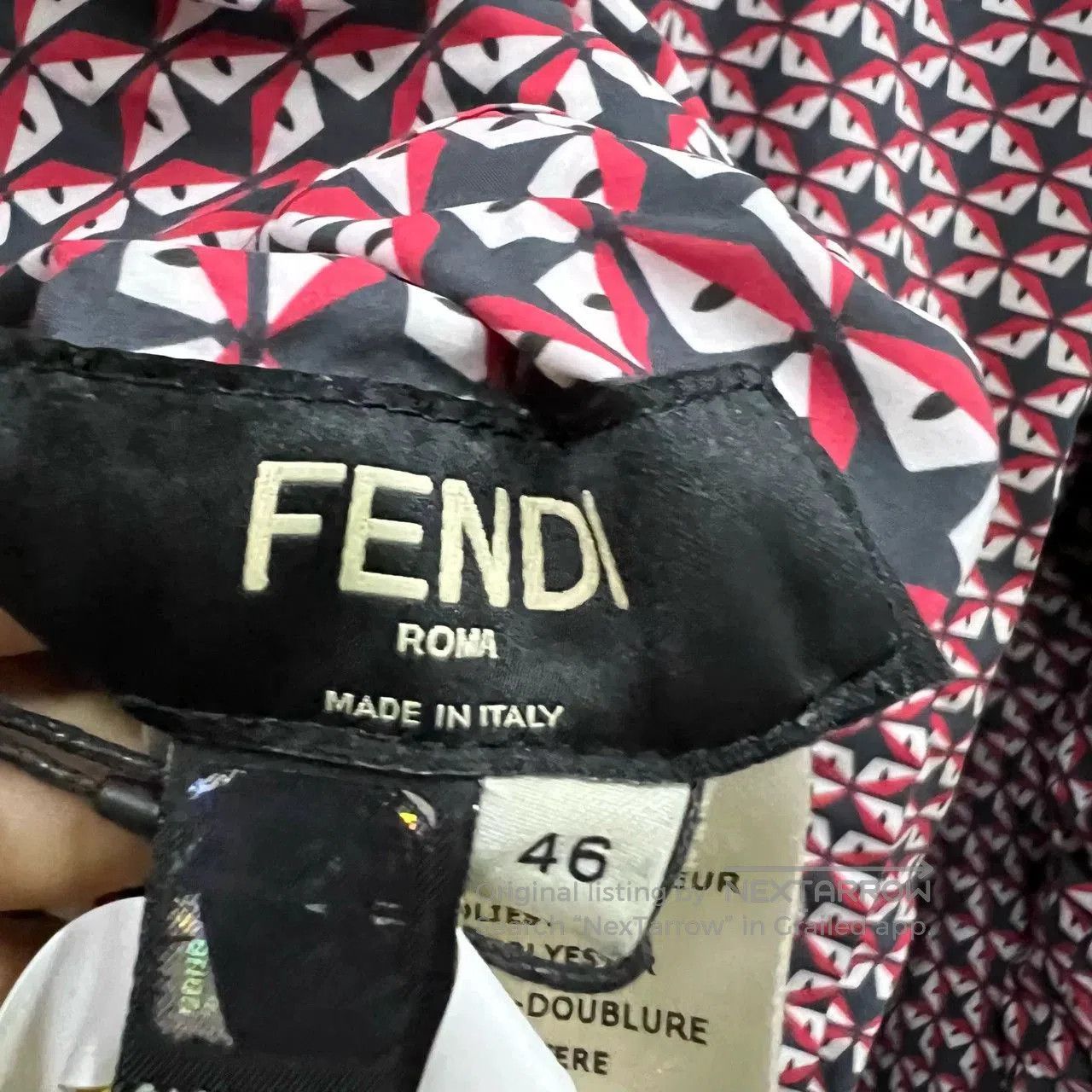 Fendi fendi monster print reversible jacket size 46. Size US M / EU 48-50 / 2 - 5 Thumbnail