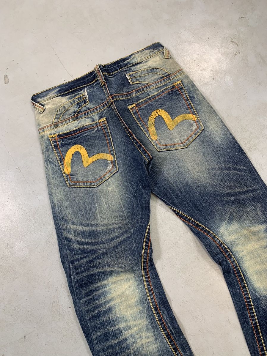 Japanese Brand Vintage Evisu inspired denim Size US 34 / EU 50 - 3 Thumbnail