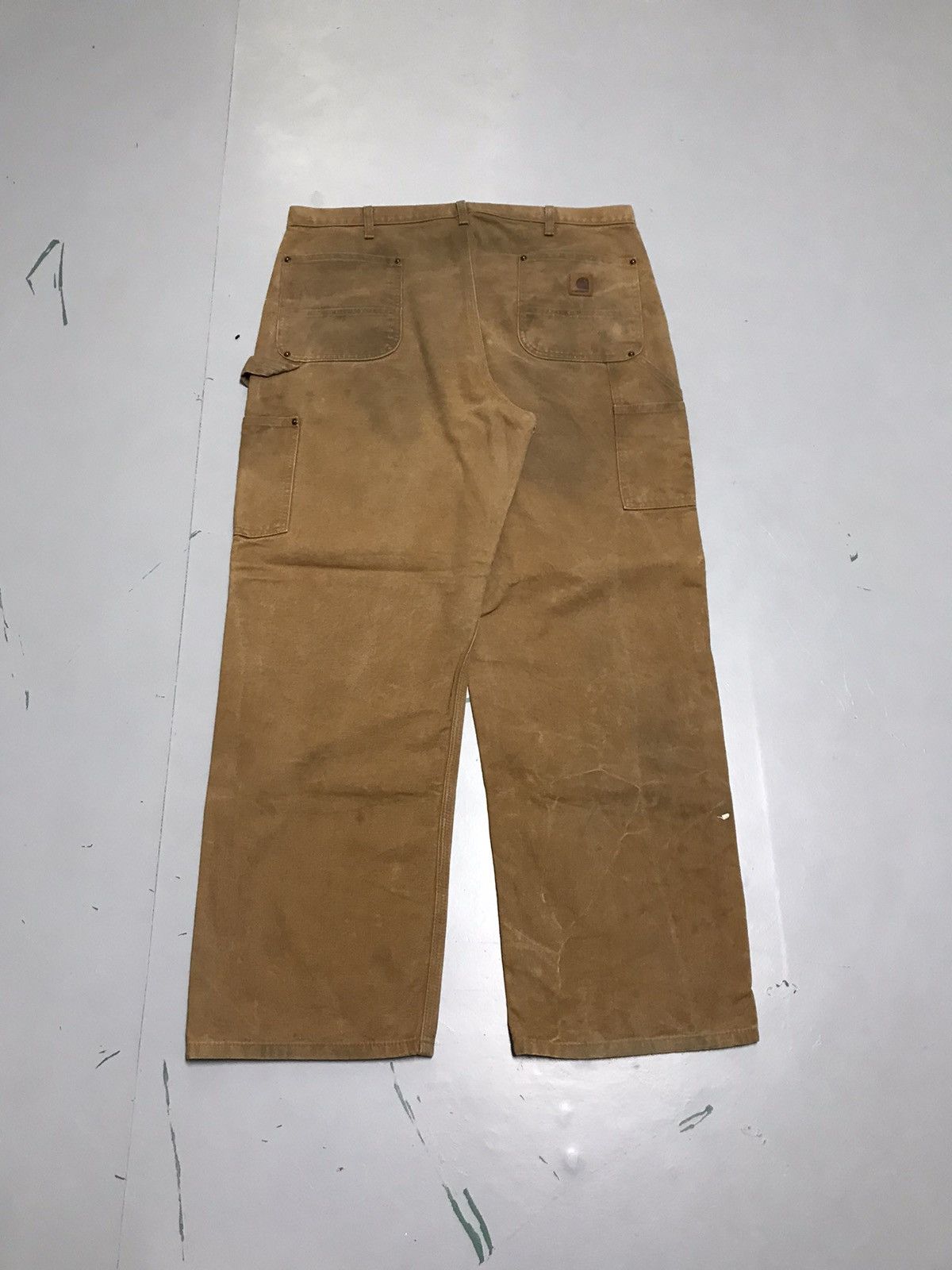 Carhartt Vintage carhartt B136 BRN dusty double knee workwear Size US 40 / EU 56 - 2 Thumbnail