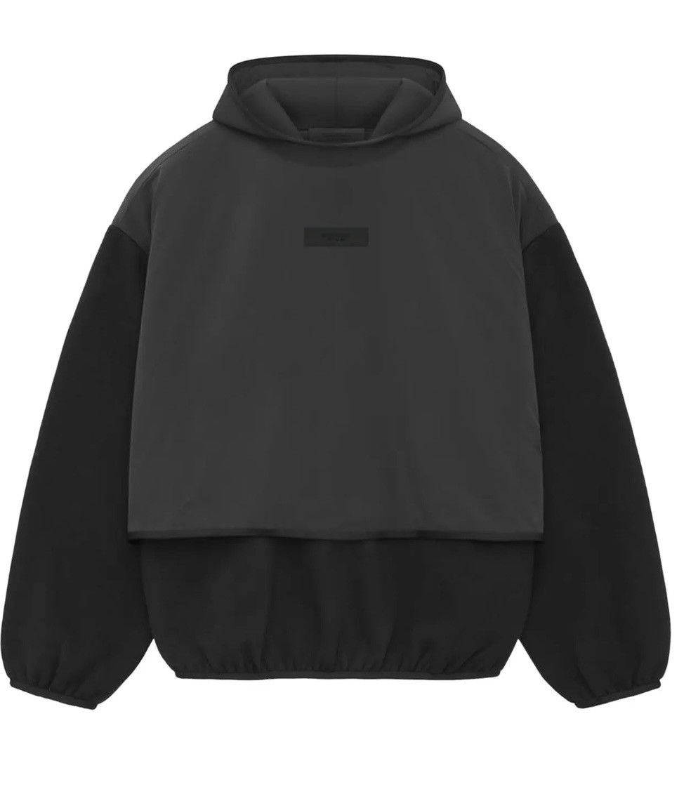 Fear of God Fear of God Essentials Black Pullover Nylon Hoodie L NWT Size US L / EU 52-54 / 3 - 11 Thumbnail