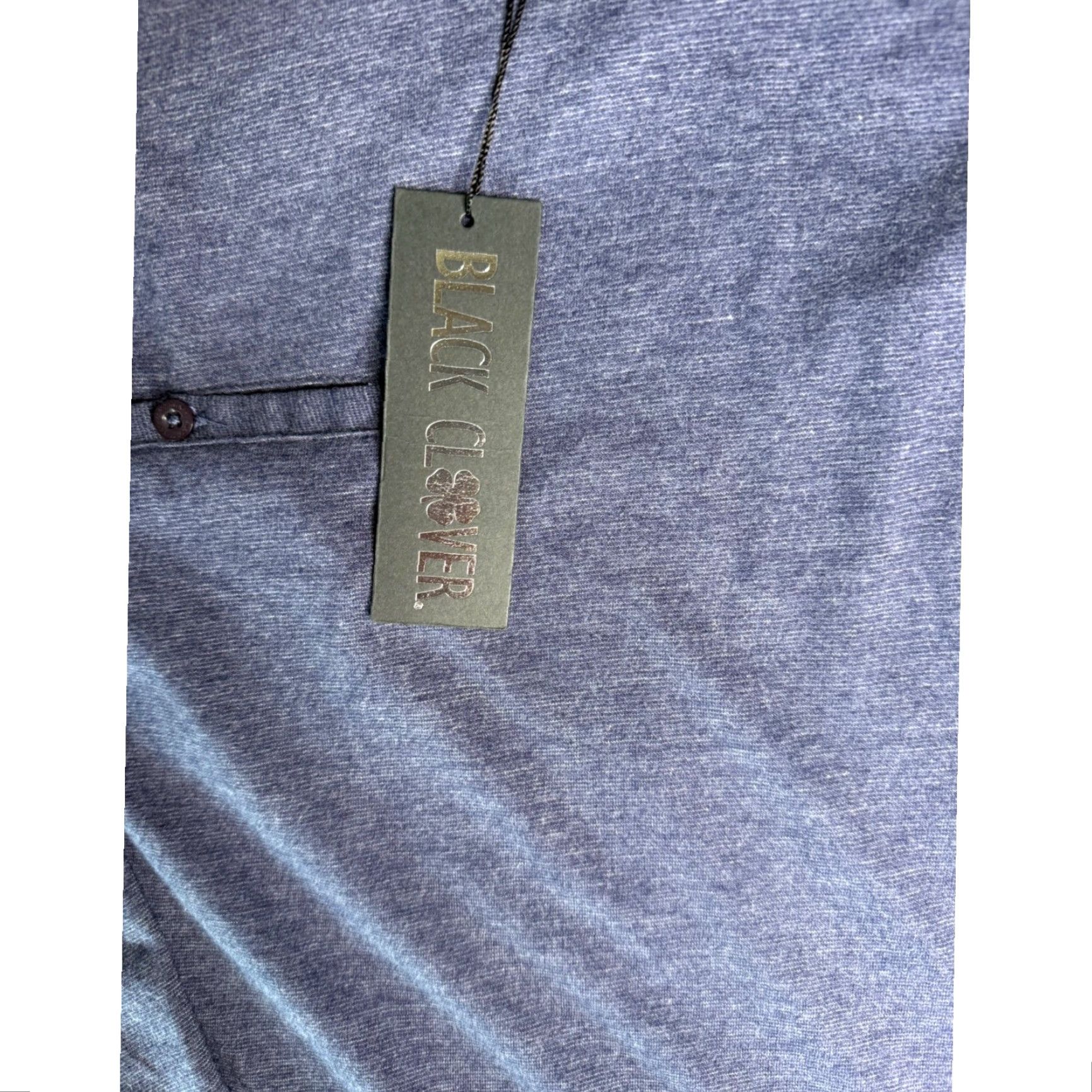 Vintage Black Clover Sweatshirt Crew Neck Long Sleeve Blue Mens Pullover Casual Pocket Live Lucky blue Size US L / EU 52-54 / 3 - 3 Thumbnail