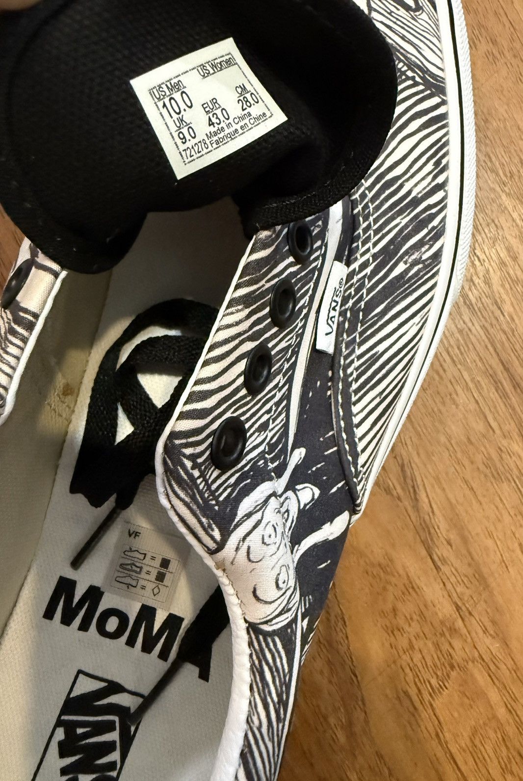 Vans Vans x MOMA Art Scream Edvard Munch Era Men's 10 Skate Size US 10 / EU 43 - 6 Thumbnail