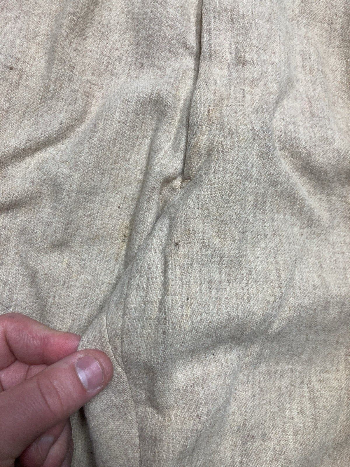 Vintage Vtg 40s 50s wool slacks pleated pants cinch rockabilly 28x29 Size US 28 / EU 44 - 6 Thumbnail