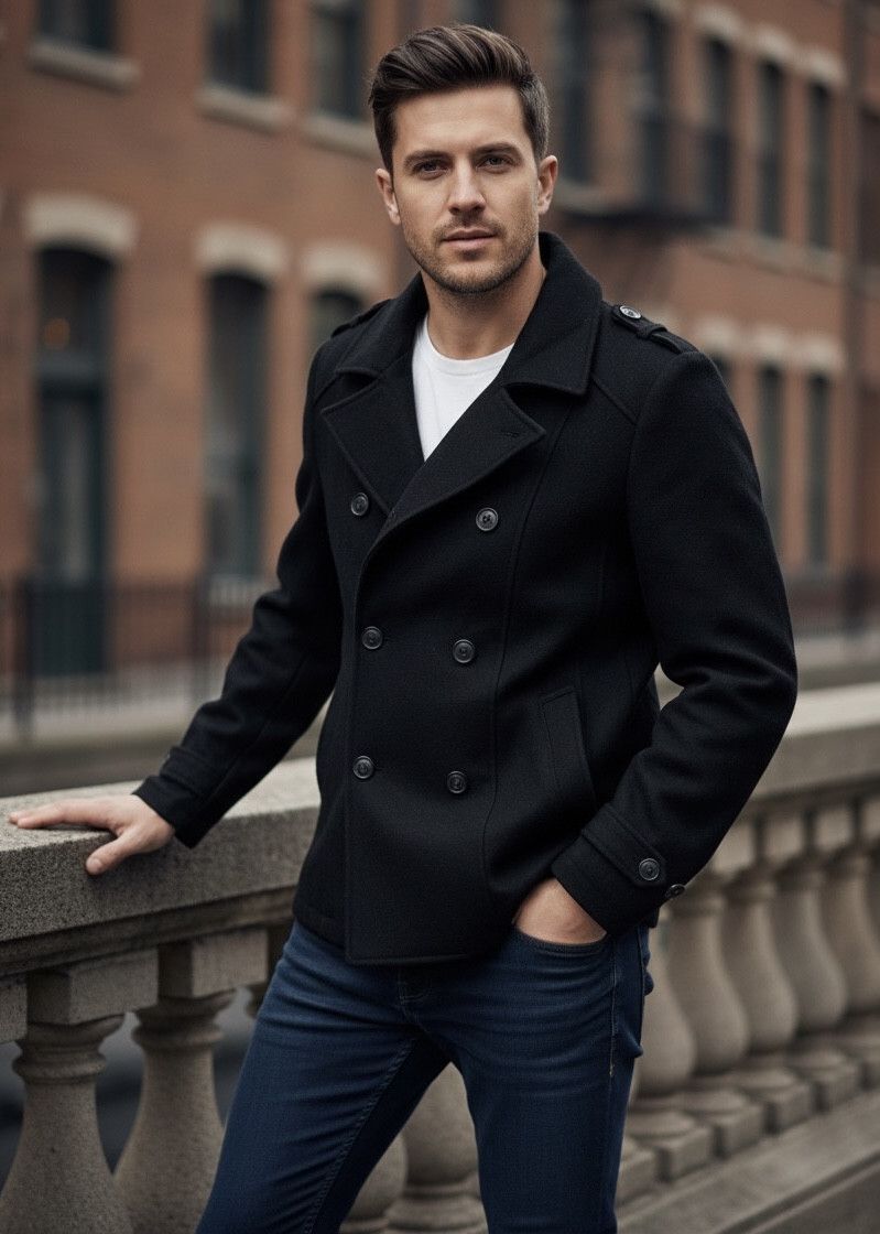 GOSTAR DE FUGA Vintage Gosta De Fuga Wool Double Breasted Jacket Size US S / EU 44-46 / 1 - 1 Thumbnail