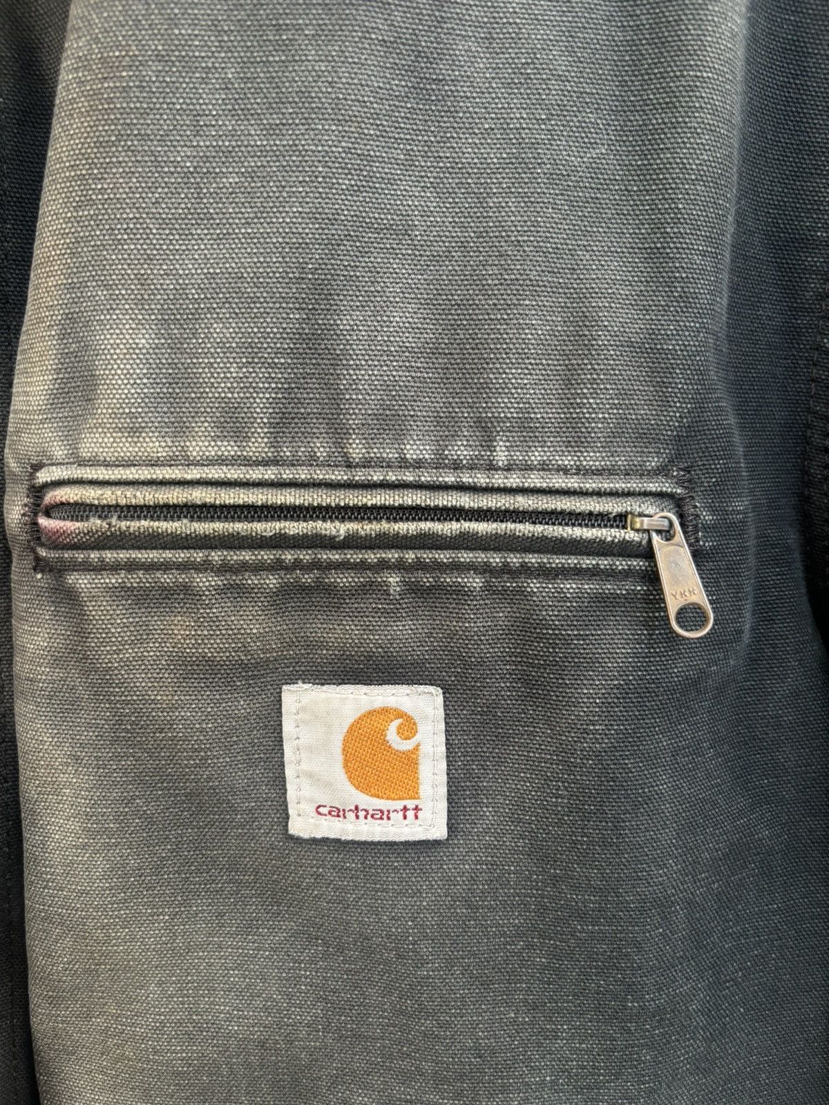 Carhartt VINTAGE BLACK FADED CARHARTT DETROIT JACKET Size US M / EU 48-50 / 2 - 6 Thumbnail