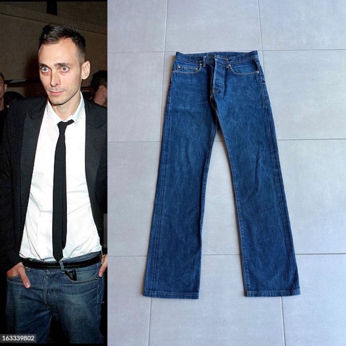 Dior × Hedi Slimane Dior Homme AW07 “Navigate” washed MIJ raw