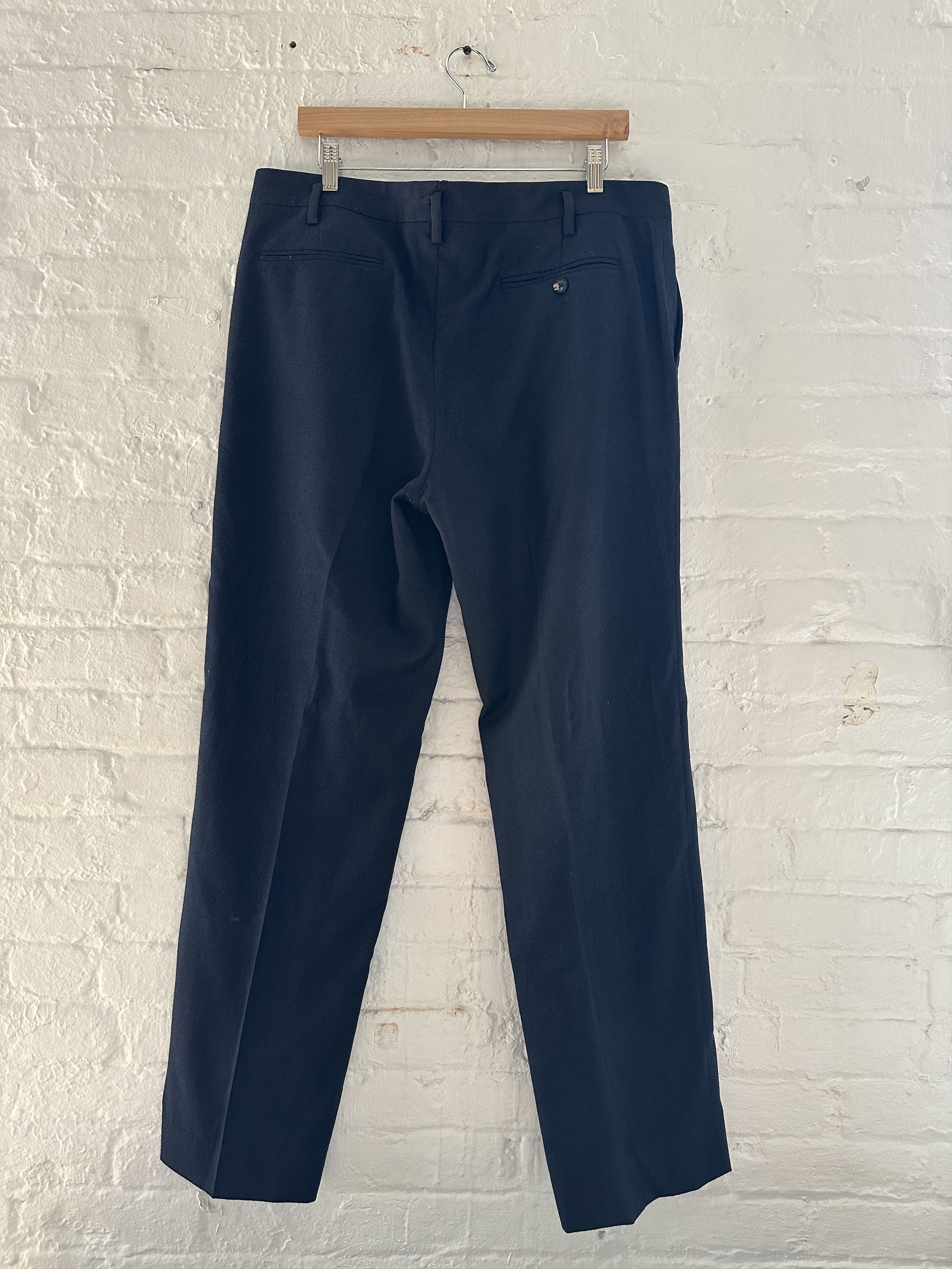 Maison Margiela Maison Margiela Wool Straight Leg Trousers Size US 36 / EU 52 - 3 Thumbnail