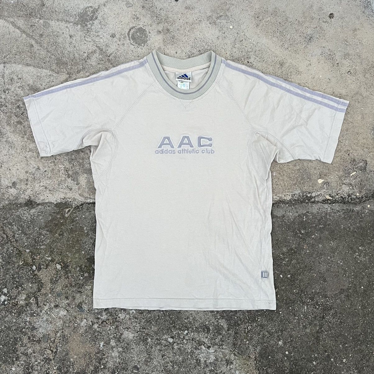 Adidas × Vintage Vintage 90s Adidas T Shirt Blokecore Jersey Style Boxy Rap Size US L / EU 52-54 / 3 - 1 Thumbnail