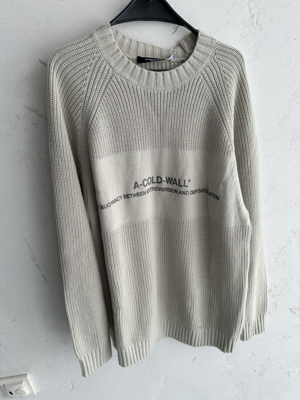 A-COLD-WALL* A-COLD-WALL* Sweater Grey Crew Neck Size US M / EU 48-50 / 2 - 3 Thumbnail