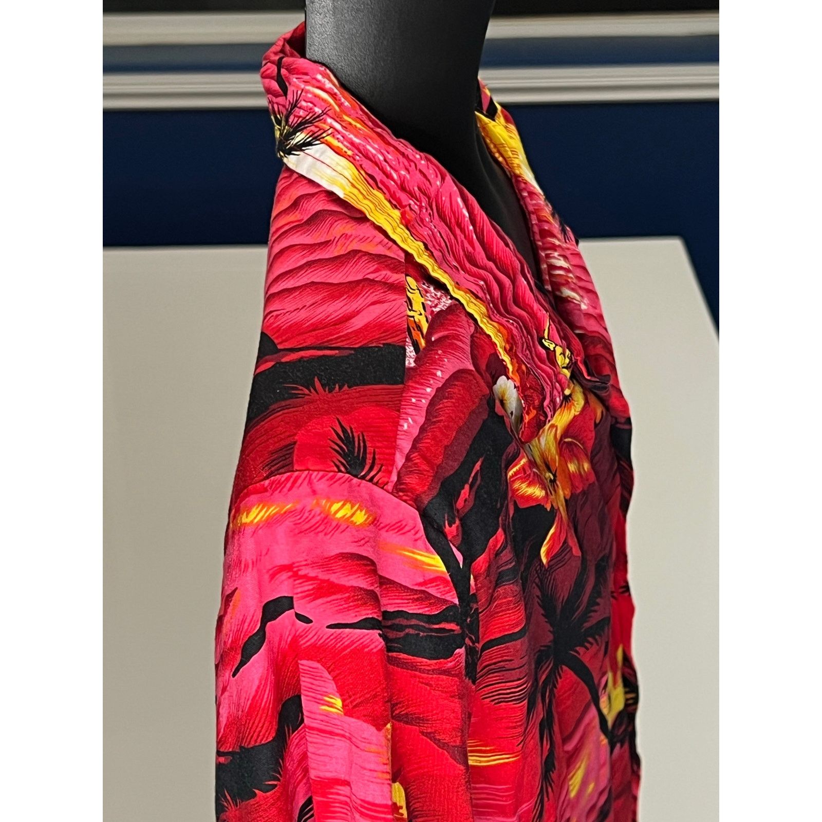 Other PalmWave Hawaiian Button-Up Shirt Tropical Surfer Floral Size US S / EU 44-46 / 1 - 6 Thumbnail