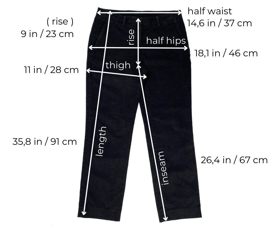 Moncler MONCLER WOMEN CORDUROY CHINO PANTS PURPLE EGGPLANT IT 40 S Size 27" / US 4 / IT 40 - 2 Thumbnail