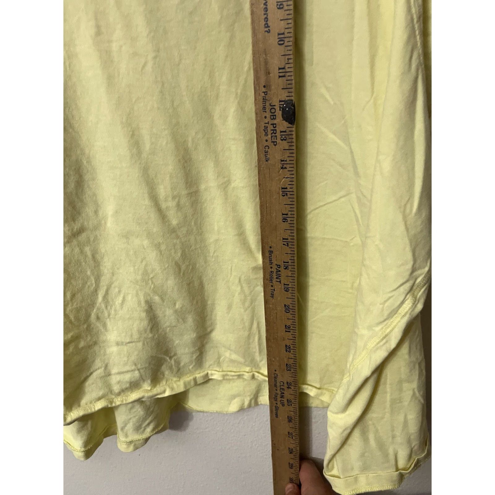 DKNY DKNY Sport Shirt Women 3X Yellow Cropped Crew Neck Plus Size Womens Size XXL / US 16-18 / IT 52-54 - 5 Thumbnail