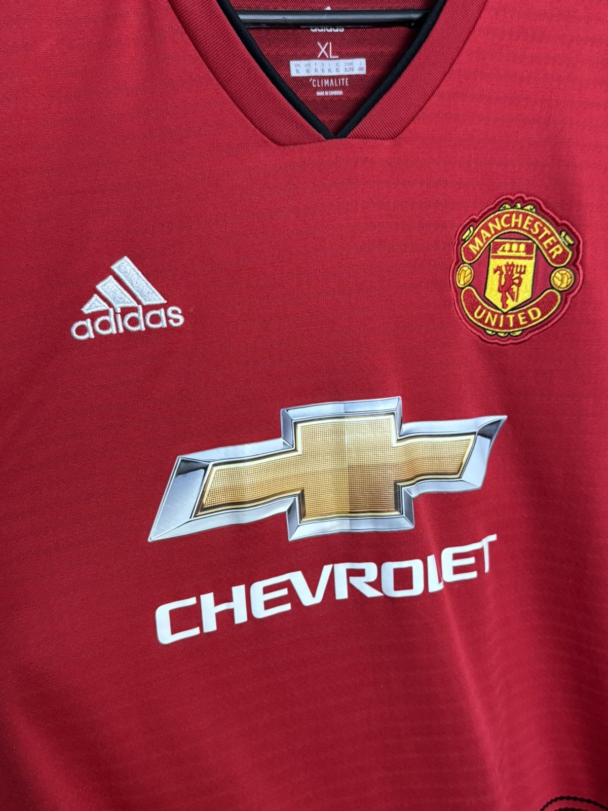Adidas Manchester United 18/19 Home Football Jersey T-Shirt Size US XL / EU 56 / 4 - 3 Thumbnail