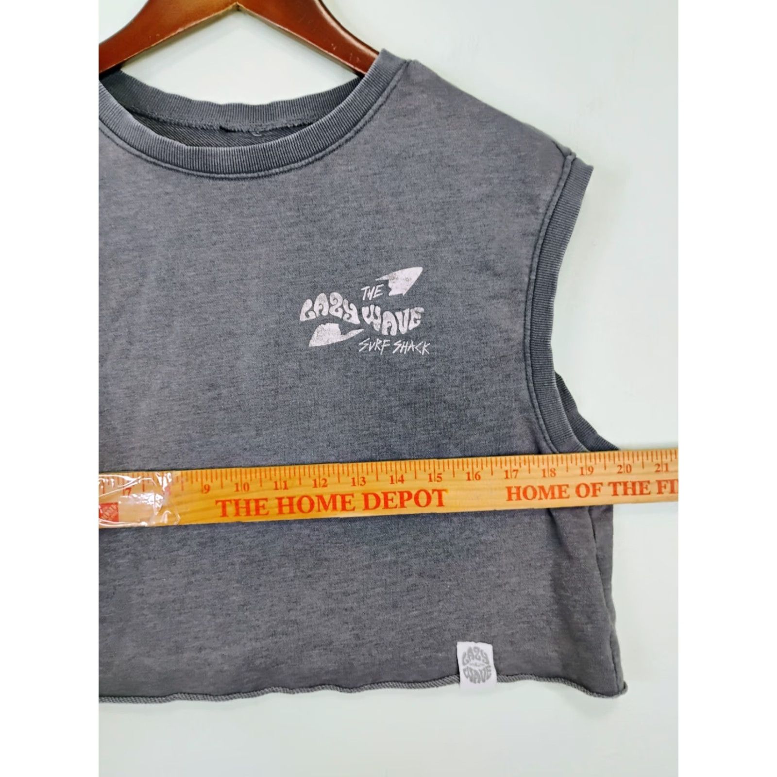 H&M H&M Sweatshirt Shirt Womens Sleeveless Cropped Size S Gray Pullover Casual Vintage No Size S / US 4 / IT 40 - 5 Thumbnail