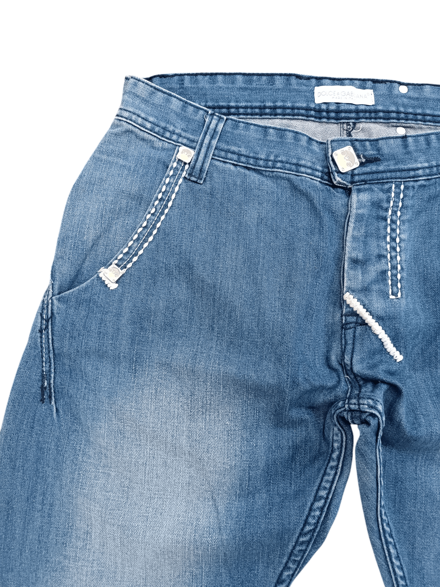 Dolce & Gabbana × Vintage 90’s Vintage Dolce Gabbana Y2k Denim Pants Size US 30 / EU 46 - 14 Thumbnail