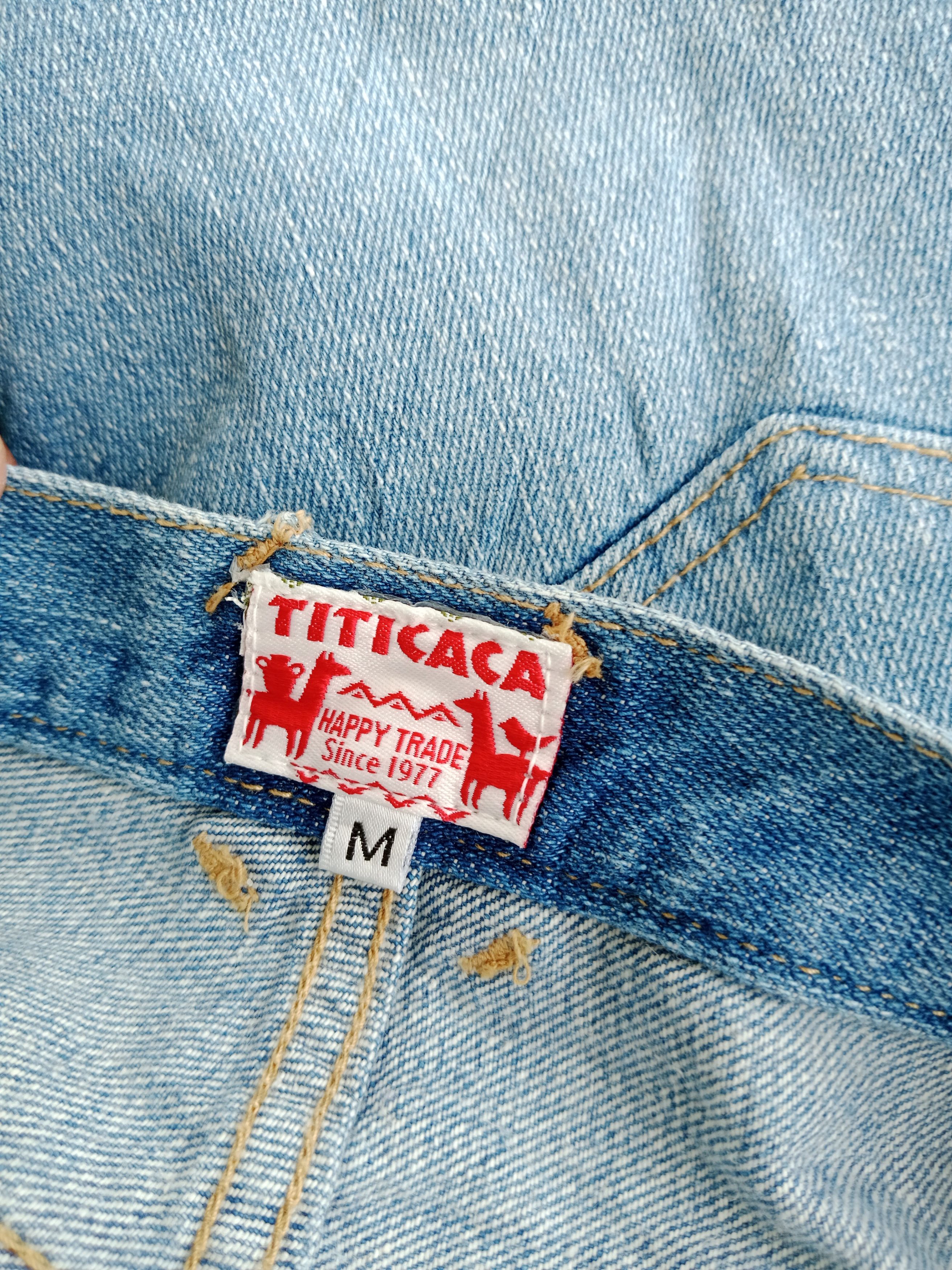 Japanese Brand TITICACA Denim Mini Skirt Japanese Brand Size 30" / US 8 / IT 44 - 9 Thumbnail