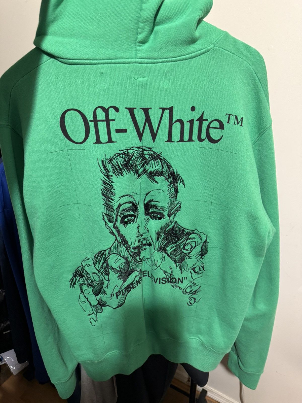Off-White Off White Public Television Hoodie Size US L / EU 52-54 / 3 - 2 Thumbnail