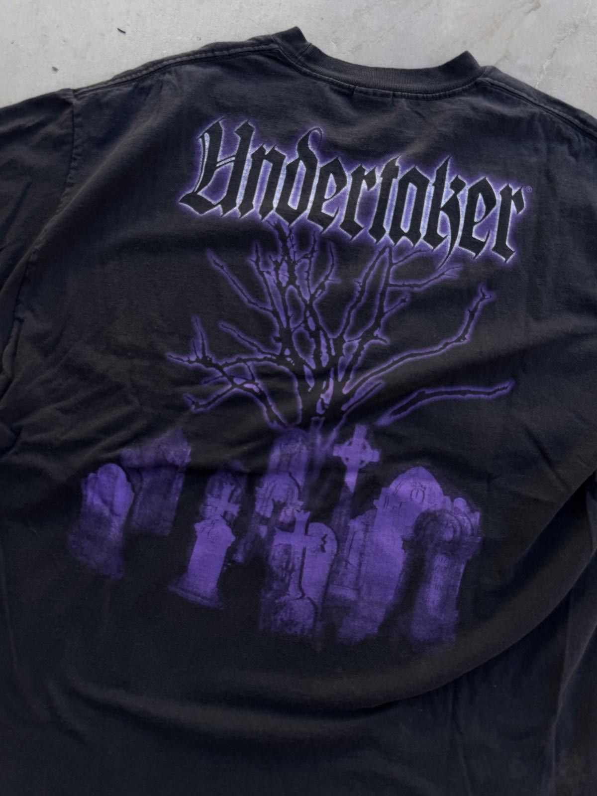 AAA Vintage AAA WWE Undertaker Double Sided Tee XL Size US XL / EU 56 / 4 - 4 Thumbnail