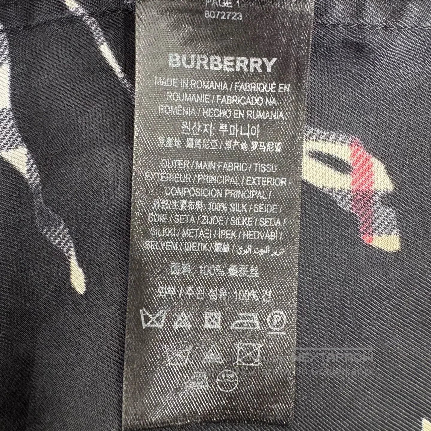Burberry Burberry Warhorse Checkered Design Silk Short-Sleeved Shir Size US XS / EU 42 / 0 - 5 Thumbnail