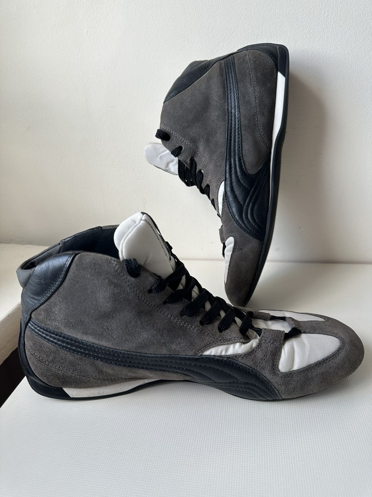 Jil Sander × Puma Puma Jil Sander f1 vintage 90’s high suede sneakers Size US 11 / EU 44 - 3 Thumbnail