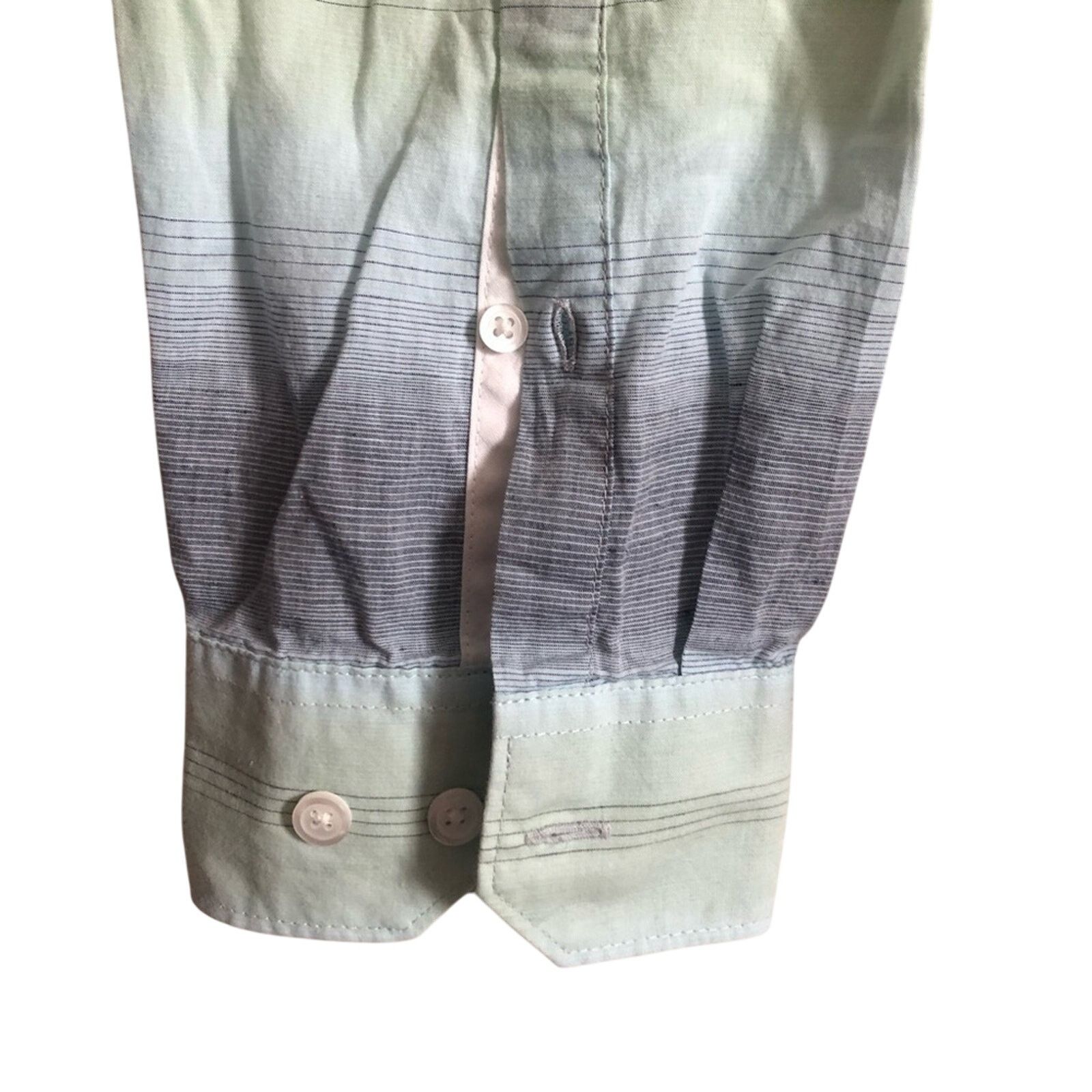 Original Penguin Original Penguin Heritage Slim Fit Blue Button Down Shirt Size US XL / EU 56 / 4 - 7 Thumbnail