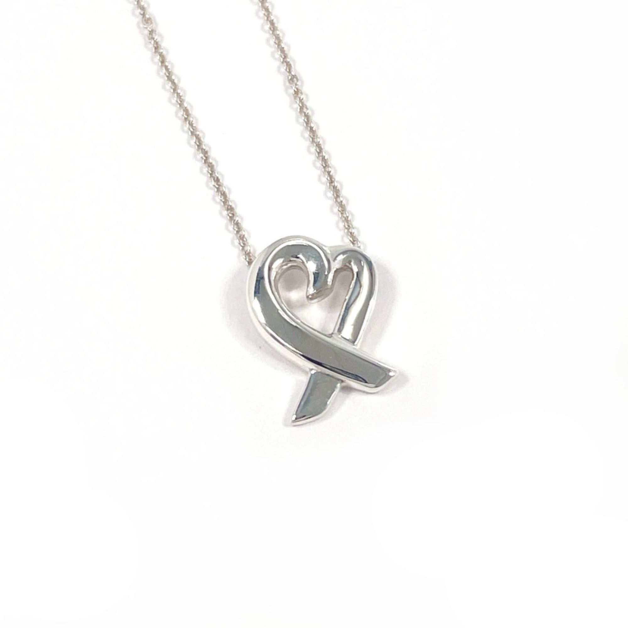 Tiffany & Co. TIFFANY&Co. Tiffany Loving Heart Paloma Picasso Necklace, Sterling Silver 925, Silver, Women's Size ONE SIZE - 1 Thumbnail