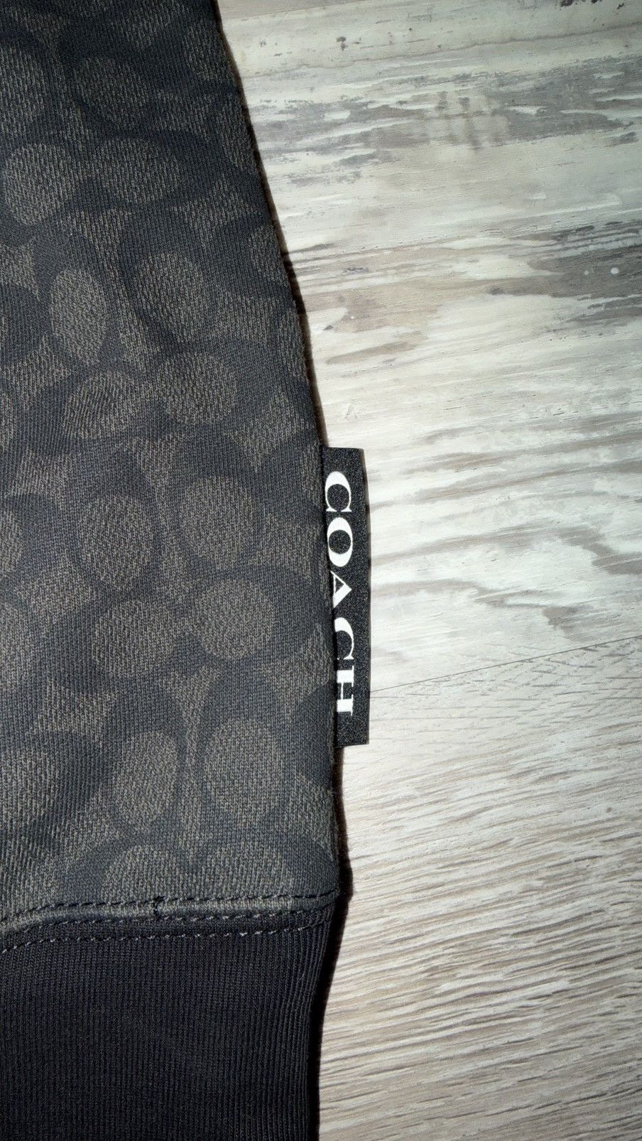 Coach Coach Black and grey Logo Hoodie Size US M / EU 48-50 / 2 - 5 Thumbnail