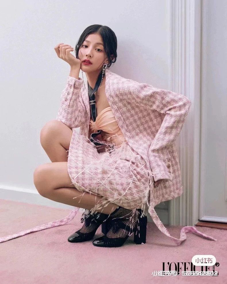 Chanel Chanel 23s pink plaid coat Size XXS / US 00 / IT 34 - 7 Thumbnail