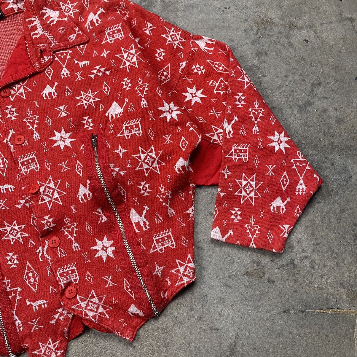 If Six Was Nine × Japanese Brand × Kansai Yamamoto Rare 90s Kansai Japan Navajo Cropped Button Down Size S / US 4 / IT 40 - 2 Thumbnail