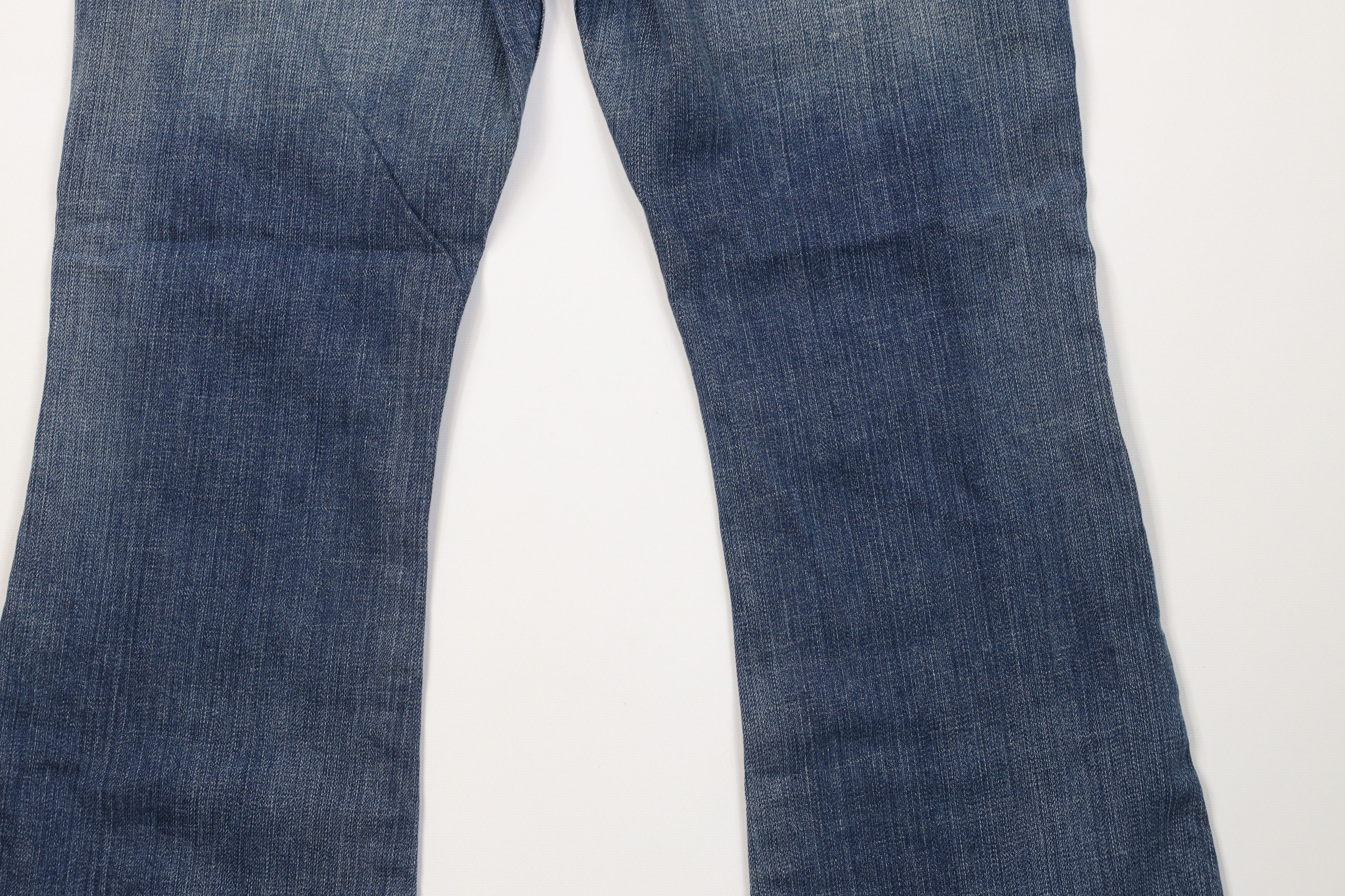 Express Vintage Y2K Express Babydoll Stella Flared Wide Leg Jeans Size 32" / US 10 / IT 46 - 13 Thumbnail