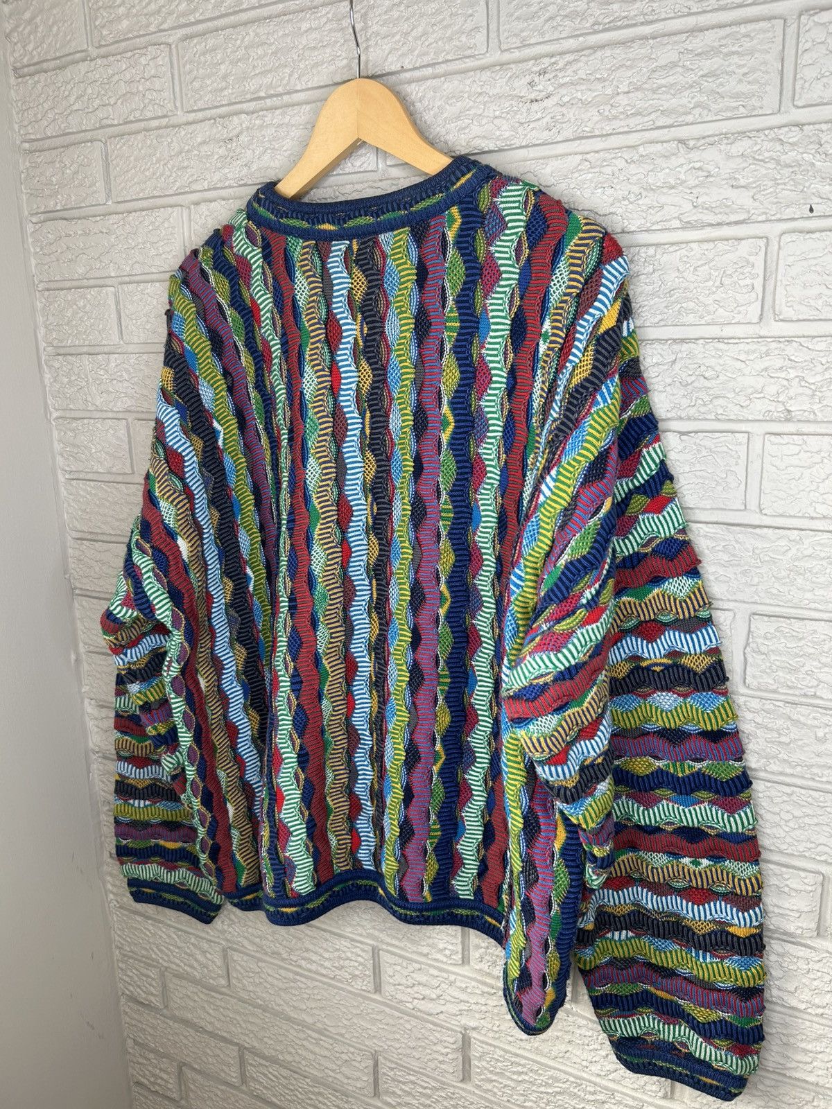 Tundra Vintage 90s Tundra 3D Coogi Style Knit Size US L / EU 52-54 / 3 - 10 Thumbnail