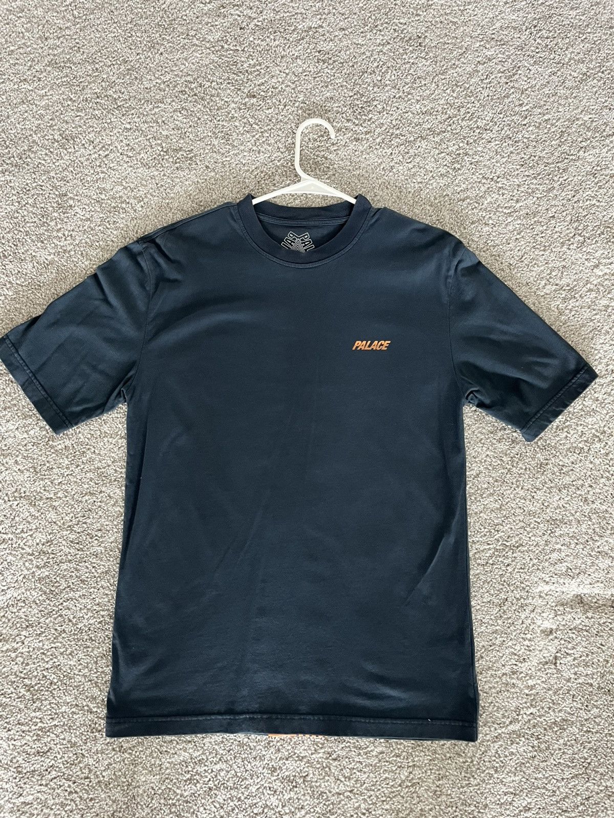 Palace Palace Line T Stripe Shirt Men’s Navy Blue & Yellow RARE Size US S / EU 44-46 / 1 - 2 Thumbnail